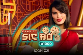 Gravity Sic Bo — стол с ведущей